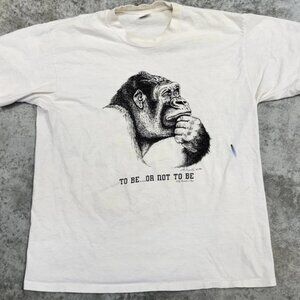 Vintage Gorilla To Be Or Not To Be T-Shirt 90s